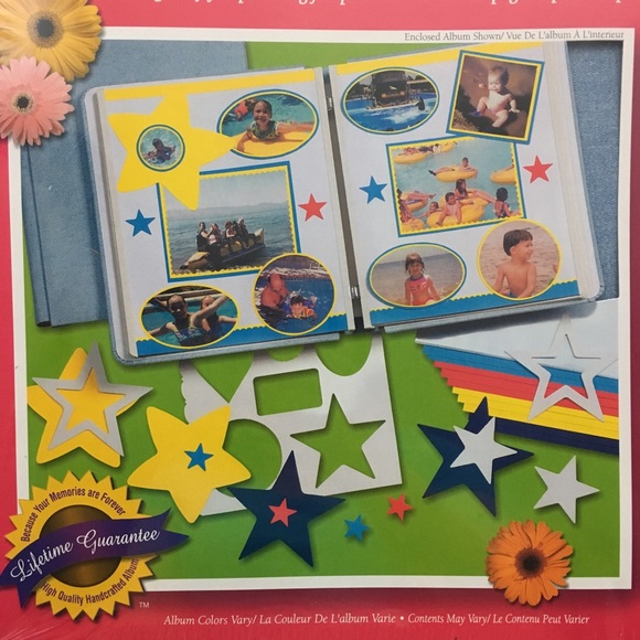 Memories Forever Strap Hinge Memory Scrapbook Keepsake Photo Album Craft Kit - Picture 3 of 7